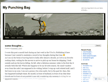 Tablet Screenshot of mypunchingbag.wordpress.com