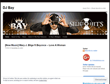 Tablet Screenshot of djbay.wordpress.com