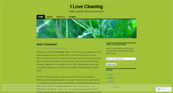 Desktop Screenshot of lovecleaning.wordpress.com