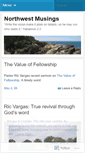 Mobile Screenshot of northwestmusings.wordpress.com