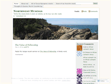 Tablet Screenshot of northwestmusings.wordpress.com