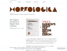 Tablet Screenshot of morfologica.wordpress.com