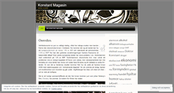 Desktop Screenshot of konstantmagasin.wordpress.com