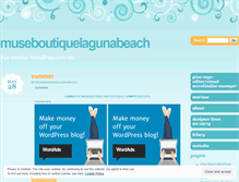 Tablet Screenshot of museboutiquelagunabeach.wordpress.com
