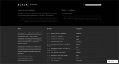 Desktop Screenshot of blackartprojects.wordpress.com