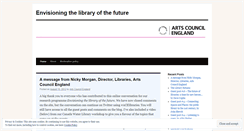 Desktop Screenshot of librariesconversation.wordpress.com