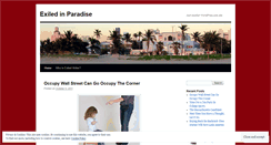 Desktop Screenshot of exiledwriter.wordpress.com