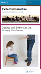 Mobile Screenshot of exiledwriter.wordpress.com