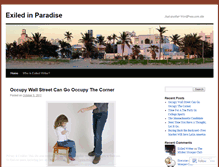 Tablet Screenshot of exiledwriter.wordpress.com