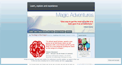 Desktop Screenshot of magicadventures.wordpress.com