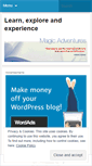 Mobile Screenshot of magicadventures.wordpress.com