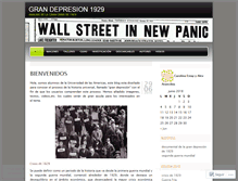 Tablet Screenshot of grandepresion.wordpress.com