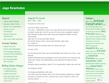 Tablet Screenshot of jagakesehatan.wordpress.com