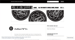 Desktop Screenshot of gimmemoah.wordpress.com