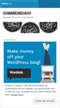 Mobile Screenshot of gimmemoah.wordpress.com