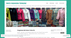 Desktop Screenshot of grosirbajukerja.wordpress.com