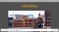 Desktop Screenshot of allisonfinley.wordpress.com