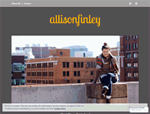 Tablet Screenshot of allisonfinley.wordpress.com