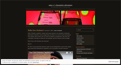 Desktop Screenshot of missechemistry.wordpress.com