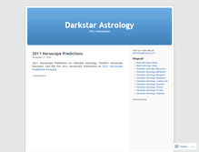 Tablet Screenshot of darkstarastrology.wordpress.com