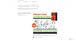 Desktop Screenshot of agenda2012entrelinhaedith.wordpress.com