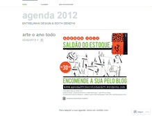 Tablet Screenshot of agenda2012entrelinhaedith.wordpress.com