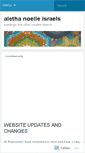 Mobile Screenshot of alethanoelle.wordpress.com