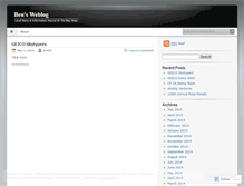Tablet Screenshot of blin90.wordpress.com