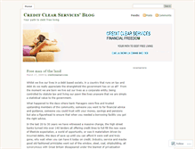 Tablet Screenshot of creditclearservices.wordpress.com