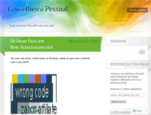 Tablet Screenshot of conselheiropessoal.wordpress.com
