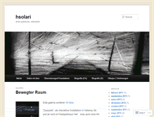 Tablet Screenshot of hsolari.wordpress.com