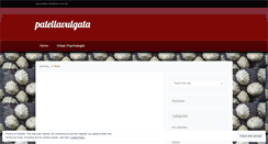 Desktop Screenshot of patellavulgata.wordpress.com