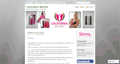Desktop Screenshot of californiabronze.wordpress.com