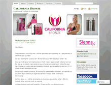 Tablet Screenshot of californiabronze.wordpress.com