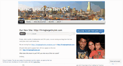 Desktop Screenshot of livinglargetinylot.wordpress.com