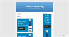 Desktop Screenshot of bowerfam.wordpress.com