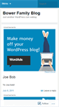 Mobile Screenshot of bowerfam.wordpress.com