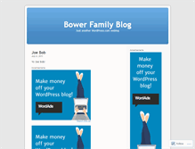 Tablet Screenshot of bowerfam.wordpress.com