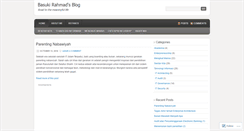 Desktop Screenshot of abuazmar.wordpress.com