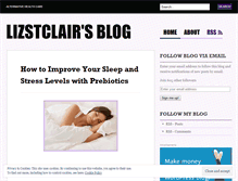 Tablet Screenshot of lizstclair.wordpress.com