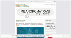 Desktop Screenshot of milanoromatrani.wordpress.com