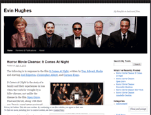 Tablet Screenshot of evinhughes.wordpress.com