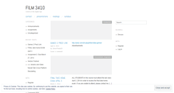 Desktop Screenshot of film3410.wordpress.com