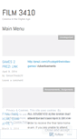 Mobile Screenshot of film3410.wordpress.com