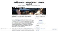 Desktop Screenshot of esdiferente.wordpress.com