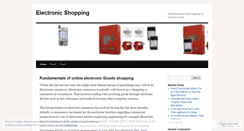 Desktop Screenshot of electronicgoods.wordpress.com