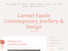 Tablet Screenshot of carmelfasolo.wordpress.com
