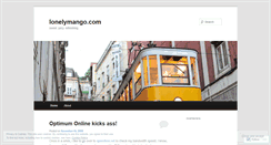 Desktop Screenshot of lonelymango.wordpress.com