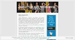 Desktop Screenshot of maillotsdebain.wordpress.com