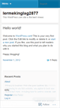 Mobile Screenshot of lermekinglag2877.wordpress.com